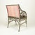 Set of Six Gothic Polished Nickel and Upholstered Chairs For Sale - Image 10 of 13