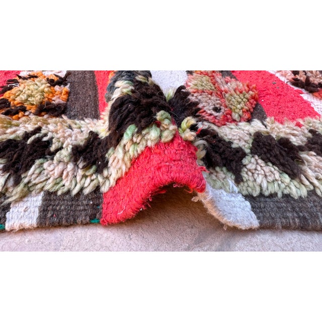 1980s 1980’s Moroccan Tribal Flatweave Wool Kilim Rug - 8.4 X 4 Ft For Sale - Image 5 of 9