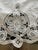 Shabby Chic Vintage Crochet Linen Dolly Table Decor For Sale - Image 3 of 5