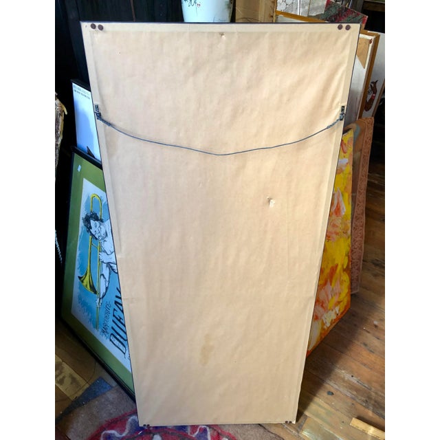 Early 20th Century Antique 19th Century Chinese Qing Taoist Temple Scroll Painting For Sale - Image 5 of 7