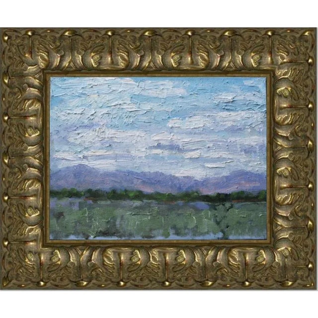 Nevada Cloudscape Expressionist Landscape Oil Painting For Sale - Image 9 of 9