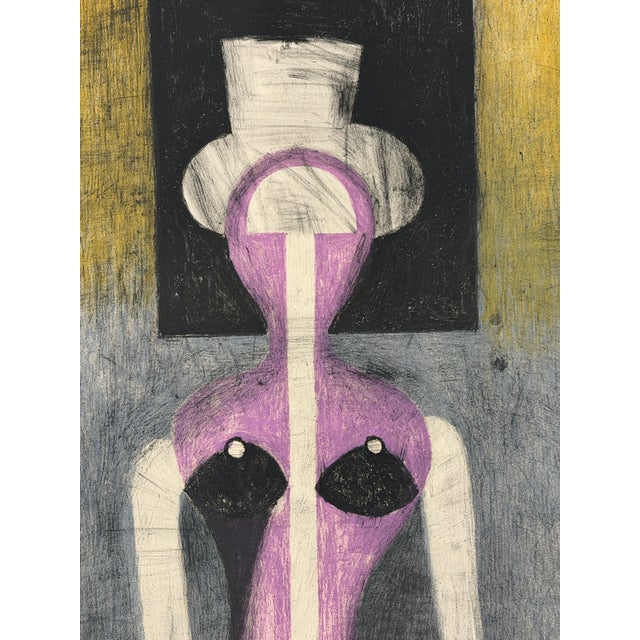 Printmaking Materials Rufino Tamayo 'Femme en Mauve' Limited Edition Print For Sale - Image 7 of 9
