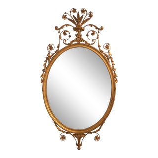 Carvers Guild Adams Style Gold Frame Mirror For Sale