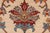 1990s Floral Ziegler Beige/Rust Wool Runner Rug- 2'1'' X 4'10'' For Sale - Image 5 of 10