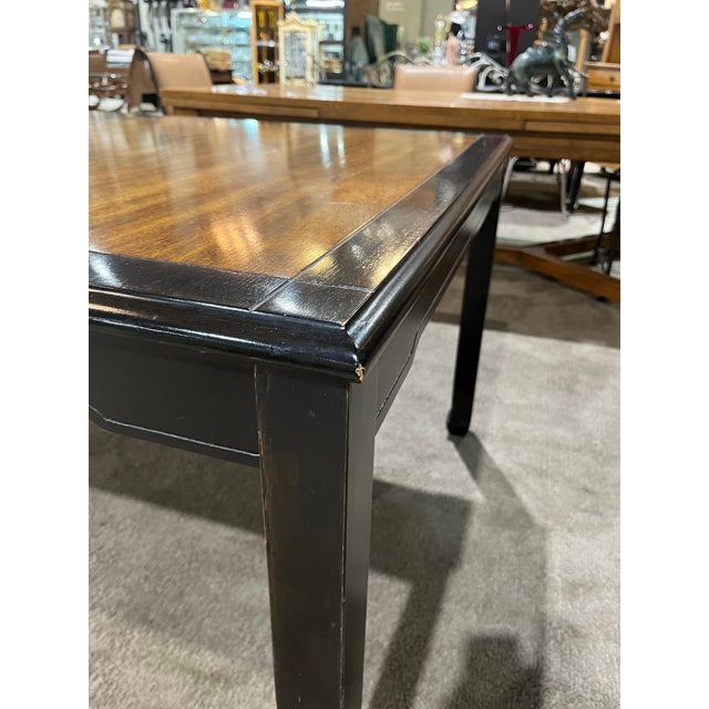 Bernhardt Asian Style Dining Table & 6 Chairs - Set of 7 For Sale - Image 9 of 12