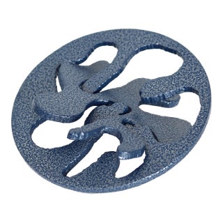 Splash - Abstract Round Contemporary Geometric Metal Sculpture for Table or Desk Original Artwork by Granville Beals For Sale