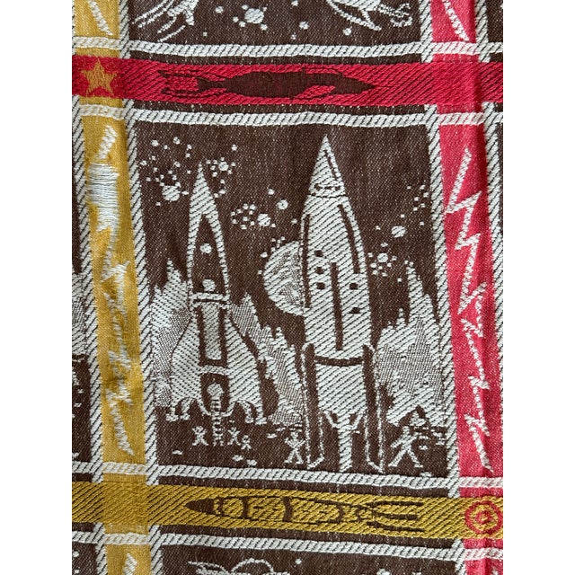 1960s Space Age Fabric Panel For Sale - Image 11 of 13