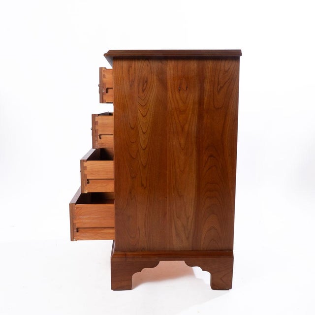 Wood Mid 20th Century Stickley Cherry Chest For Sale - Image 7 of 9