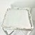 1970s Vintage Shabby Chic Farmhouse Chippy Paint Wood Gallery Side Table. For Sale - Image 5 of 15