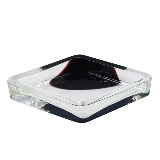 Mid-Century Modern Murano Glass Centerpiece by Antonio Da Ros for Cenedese Rhombus, 1970s For Sale - Image 3 of 7