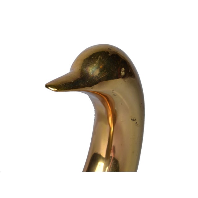 Mid-Century Modern 1970s Mid-Century Bronze Dolphin Sculpture For Sale - Image 3 of 7