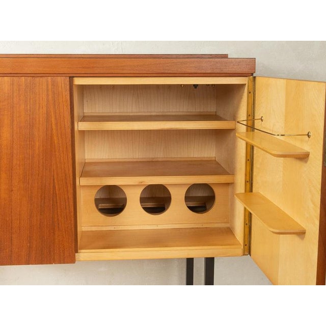Vintage Walnut Home Bar, Germany For Sale - Image 10 of 17