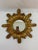 Wood 1960s Mid Century Italian Giltwood Sunburst Wall Mirror For Sale - Image 7 of 17