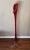 Mid 20th Century 45” Tall Mid Century Modern Italy Aventurine Glass Floor Vase Red With Silver Flecks For Sale - Image 5 of 12