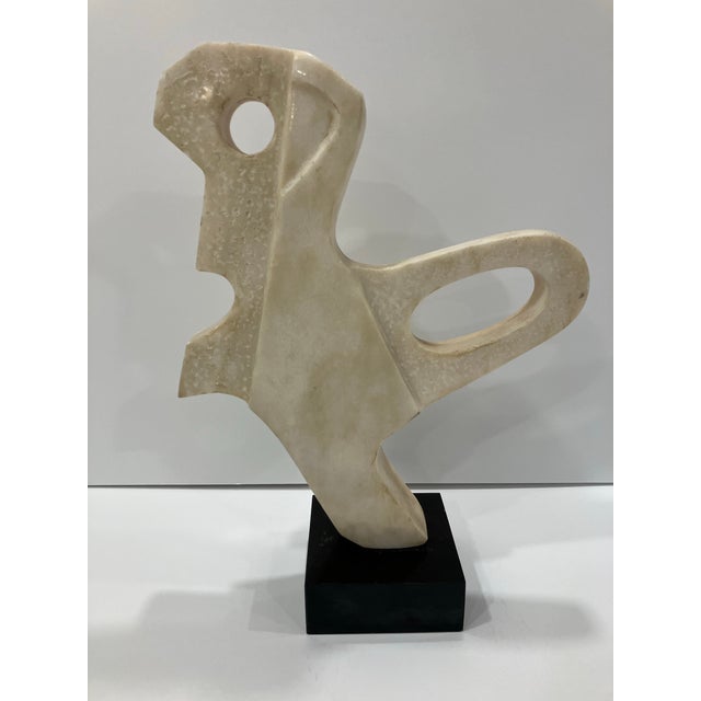 1970s 1970s Abstract Marble Sculpture in the Style of Barbra Hepworth For Sale - Image 5 of 8