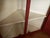 Farmhouse 1950s Farmhouse, Cottage Core, Primitive Style Red Painted Corner Cabinet For Sale - Image 3 of 7