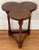 Midcentury English Oak Clover Cricket Table For Sale - Image 9 of 9