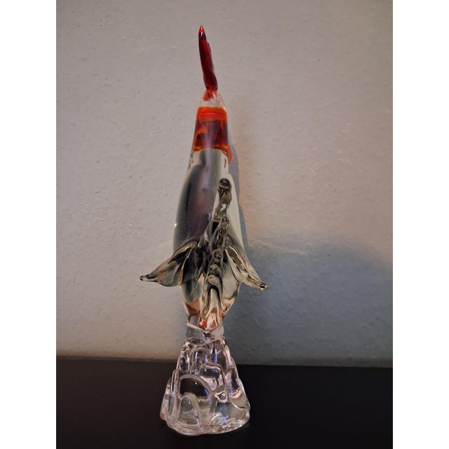 Large Murano Rooster from Made Murano Glass For Sale - Image 4 of 9
