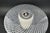 Metal Vintage Large Aloys Gangkofner for Peill & Putzler Toledo Ceiling Light Mid Century Modern Flush Mount Glass Opaline Swirl Modernist Venini For Sale - Image 7 of 10