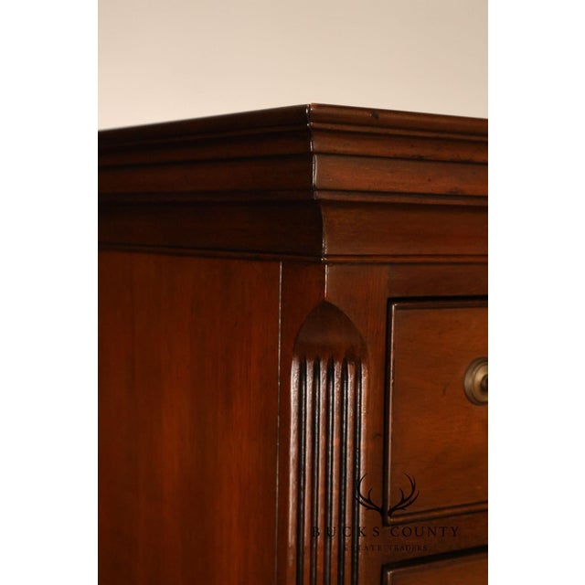 Kittinger Mahogany 10 Drawer Chippendale Style Chest-on-Chest Tall Dresser For Sale - Image 10 of 18