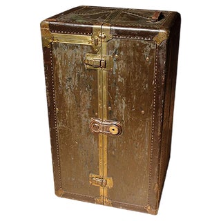 Cow Leather Wardrobe from DALE, 1920s For Sale