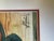 Mid-Century Modern Spanish Still Life Watercolor on Paper Gold Frame For Sale - Image 3 of 3