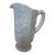 Vintage Westmoreland Paneled Grape Milk Glass Pitcher With Bark Handle For Sale