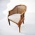 Mid-Century Modern Hollywood Regency Faux Bamboo Cane Lounge Chair, 1950s For Sale - Image 14 of 17