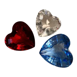 Swarovski Crystal Heart Trio