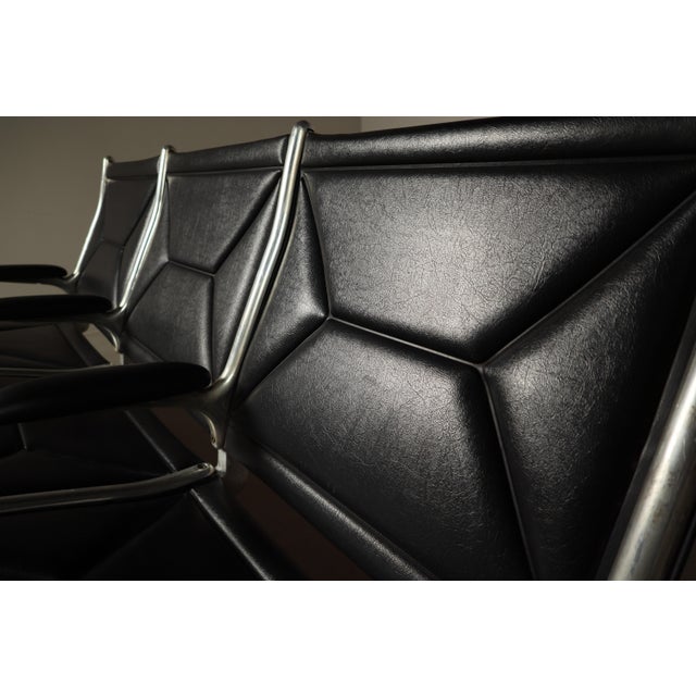 Tandem Sling Bench by Charles & Ray Eames for from Herman Miller, 1960s For Sale - Image 10 of 16