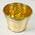 Brass Mid-Century Hollywood Regency Boho Chic English Style Twisted Ribbed Brass Planter For Sale - Image 8 of 9