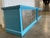 Industrial 1970's Industrial Turquoise and Studded Metal Cabinets a Pair For Sale - Image 3 of 9