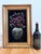 Red Flower Still Life, 1960s, Oil Painting on Velvet, Framed For Sale - Image 10 of 13