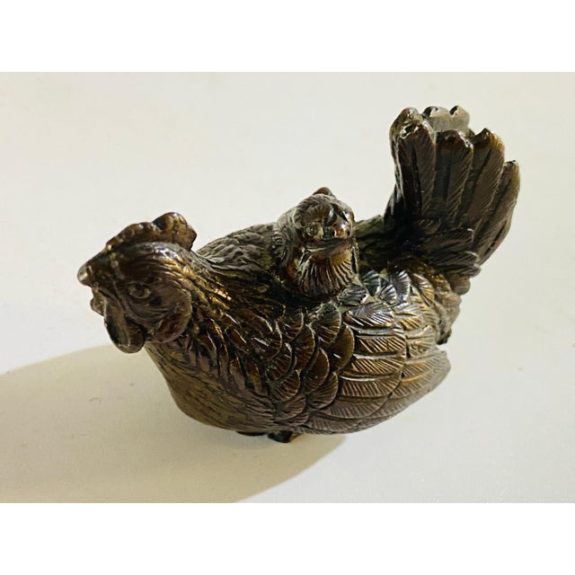 Set of 3 Animals Sculptures Bronze Black Brown Color, France, 1900, 1890s, Set of 3 For Sale - Image 9 of 18