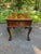 English Late 20th Century Hekman Chippendale Style Ball & Claw Feet Mahogany Burled Top Side Table For Sale - Image 3 of 11