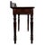 2000 - 2009 19th Century English Antique Oak Side Table with Gallery Back For Sale - Image 5 of 11