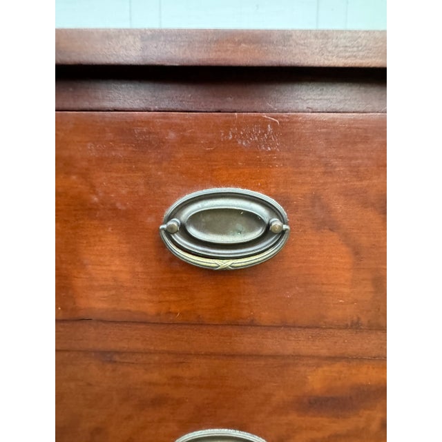 19th Century Antique Cherry Hepplewhite Chest For Sale - Image 11 of 12