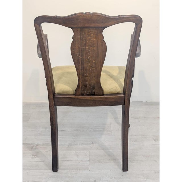 Office Armchair in Oak Wood For Sale - Image 11 of 17