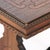 Brown 20th Century Renaissance Revival Walnut Inlay Accent Table With Trestle Base For Sale - Image 8 of 9