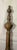 18th Century Antique 18th Century Wrought Iron Turned Brass English Fireplace Tongs Tool 9 For Sale - Image 5 of 9