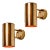Hans-Agne Jakobsson C 627/110 'Rulle' Raw Brass Outdoor Sconces - a Pair For Sale