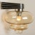 1970s Amber Glass and Chrome Wall Light, 1970s For Sale - Image 5 of 12