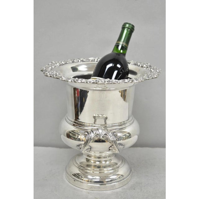 Vintage Fb Rogers Silver Plated Trophy Cup Urn Champagne Chiller Bar Ice Bucket For Sale - Image 15 of 15