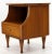 Mid-Century Modern Light Walnut One Drawer Step Nightstands - a Pair For Sale - Image 6 of 10