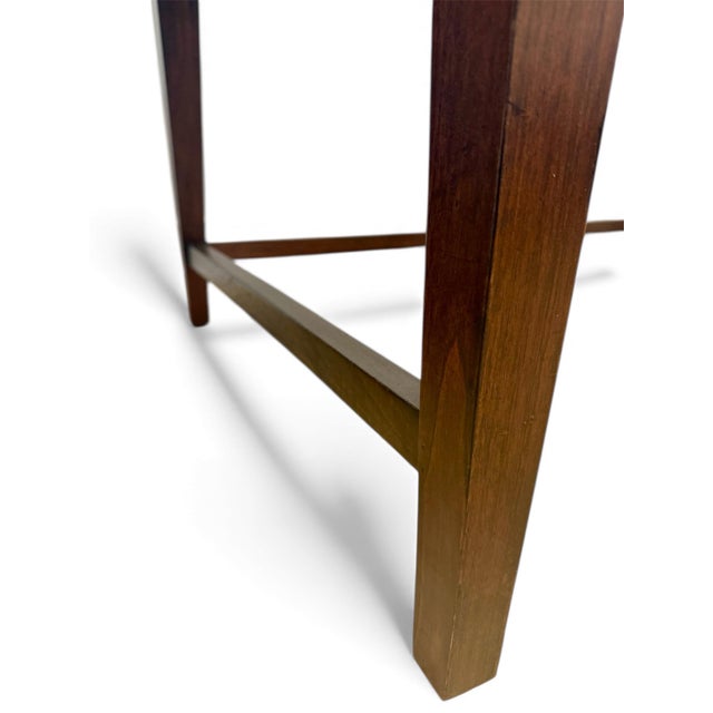 Hekman Executive Desk With Leather Inset Top For Sale - Image 10 of 15