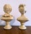 Marwal Industries Chalkware Alabaster Victorian Boy and Girl Busts - a Pair Stunning sculpture busts that replicate two...