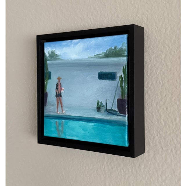 Pool No. 31 - Oil on Canvas, Framed by Kory Alexander For Sale - Image 4 of 5