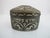 Brass Antique Mindanao Philippine Silver Inlaid Brass Okir Betel Nut Lotoan Box For Sale - Image 8 of 14