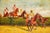 A wonderfully evocative circa 1915 oil painting on board, capturing the excitement and pageantry of an early 20th-century...