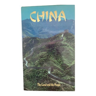 China / the Land and Its People / Vintage Oversized Coffee Table Book For Sale